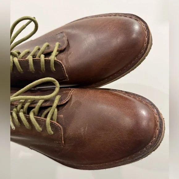 Born men's brown leather dress shoes, size 9 - Picture 7 of 12